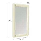 Cozzi Cream Wall Mirror Model: TOV-C18695